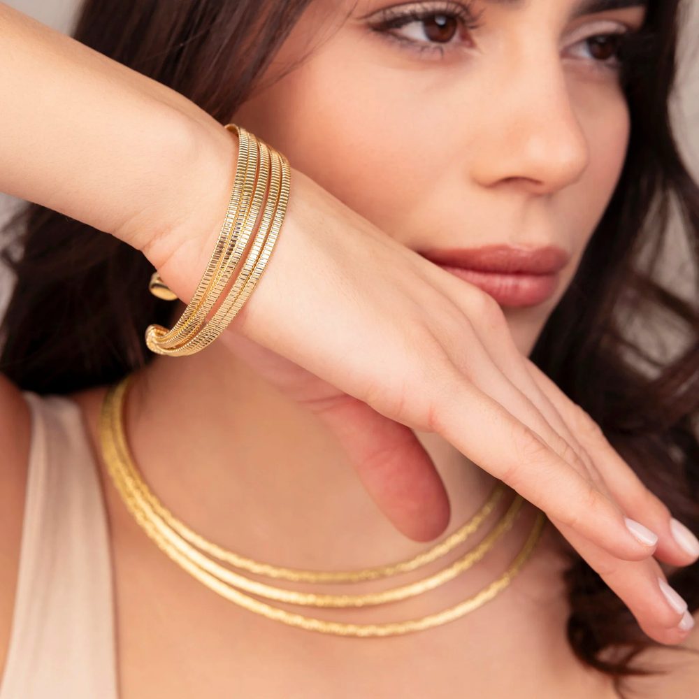 ETRUSCA | Bracciale Multifilo Tubogas