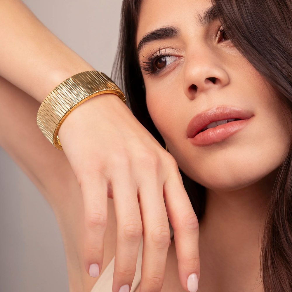 ETRUSCA | Bracciale Omega Diamantato