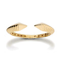 ETRUSCA | Bracciale Rigido Graduato Texture Rigata