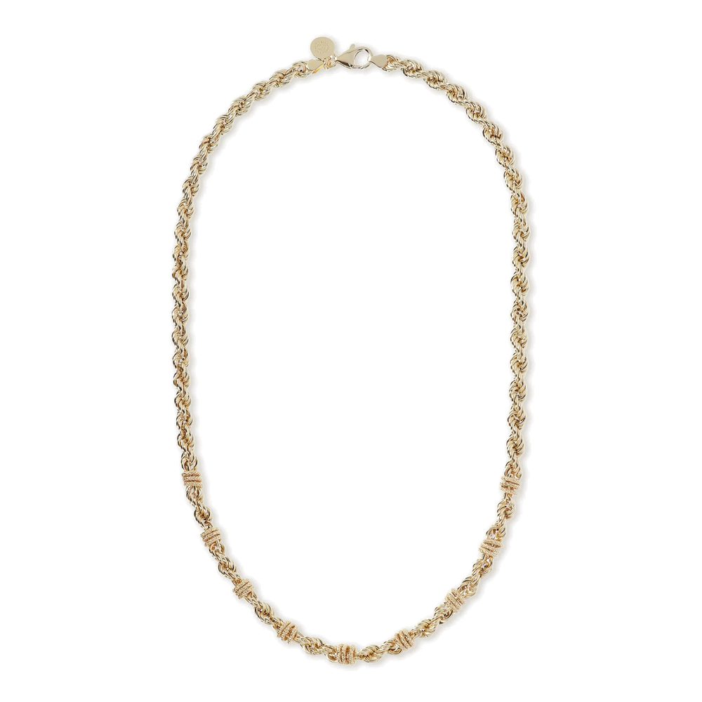 ETRUSCA | Collana Catena Corda con Rondelle