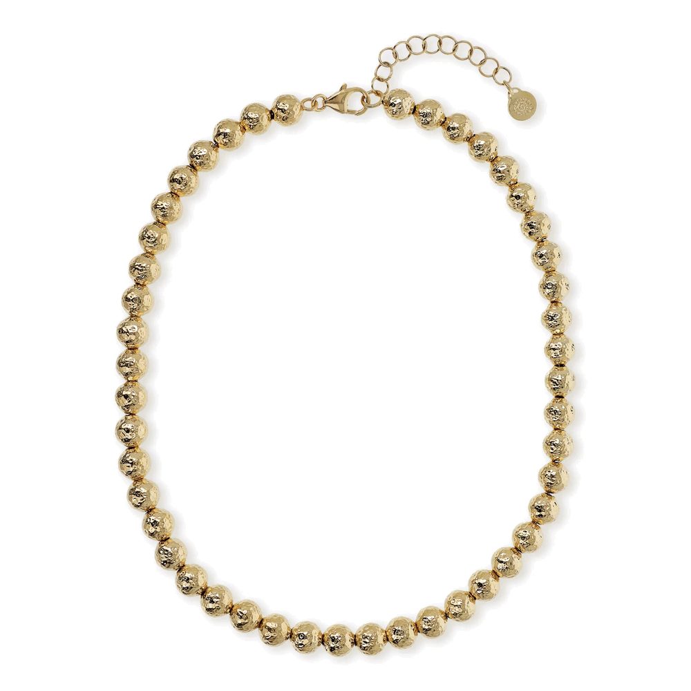 ETRUSCA | Collana Girocollo con Sfere Martellate