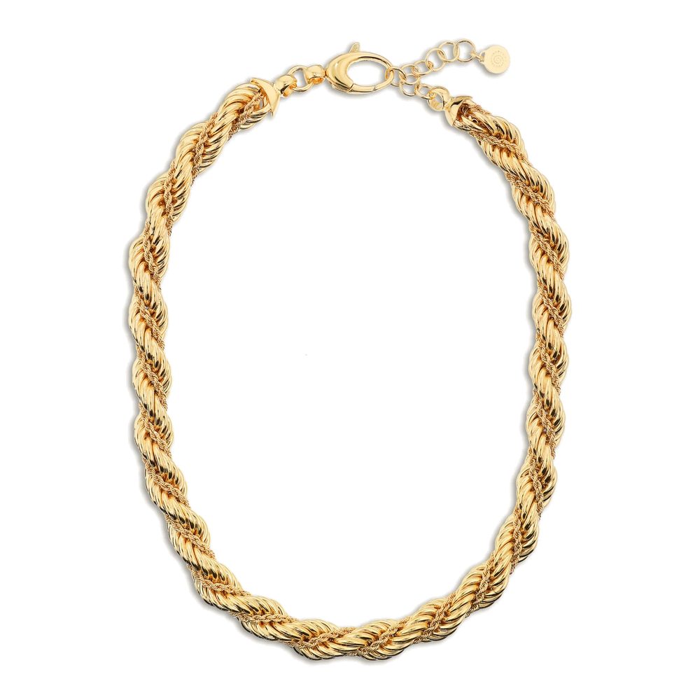 ETRUSCA | Collana Girocollo Doppia Catena Corda