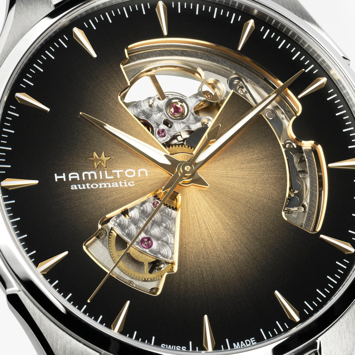 Hamilton | Jazzmaster Open Heart Auto 40 mm H32675501 – foto 2