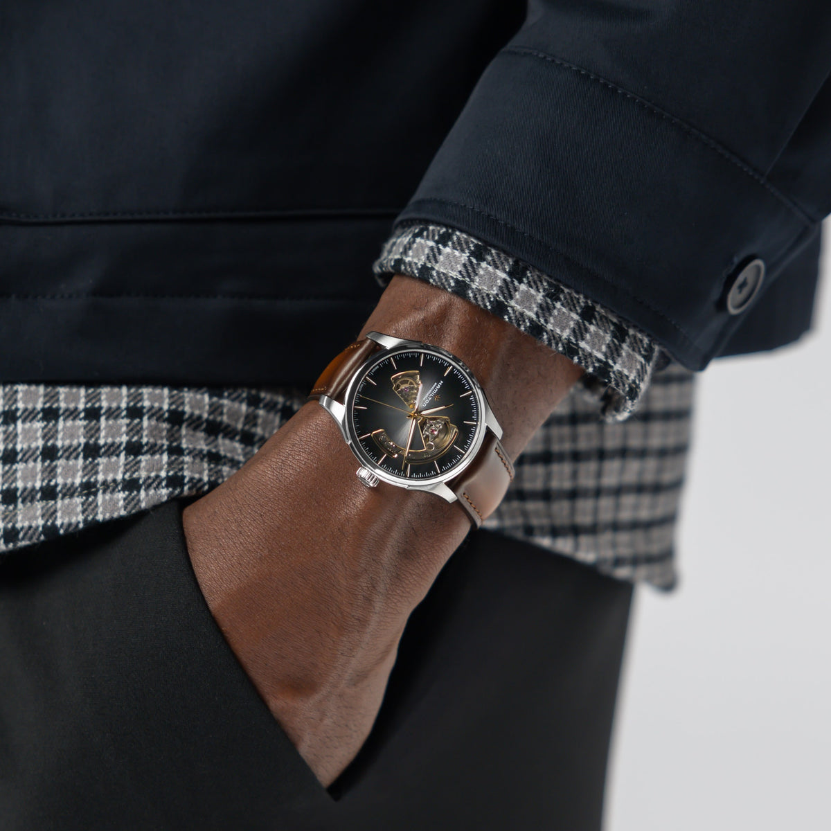 Hamilton | Jazzmaster Open Heart Auto 40 mm H32675501 – foto 6
