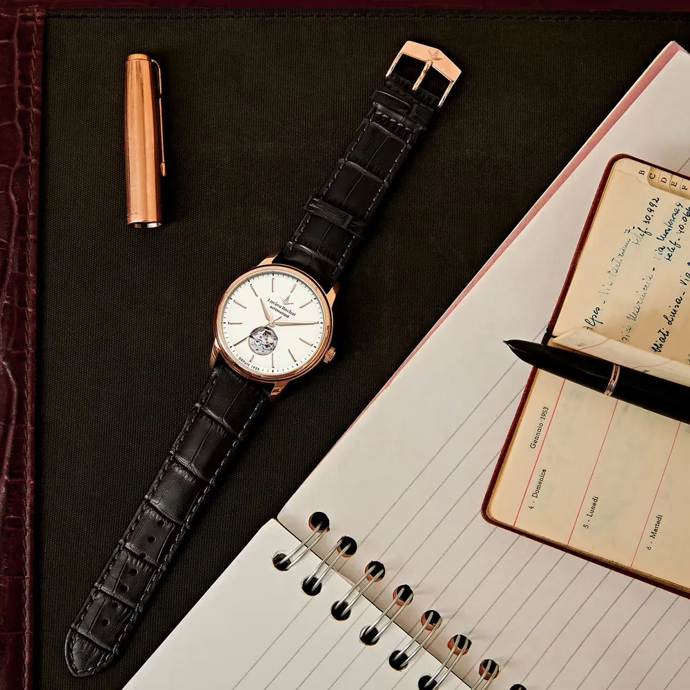 LUCIEN ROCHAT | Iconic Automatico 42 mm quadrante crema - foto 2