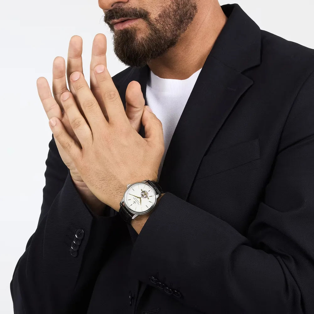 LUCIEN ROCHAT | Iconic Automatico 43 mm quadrante bianco - foto 4
