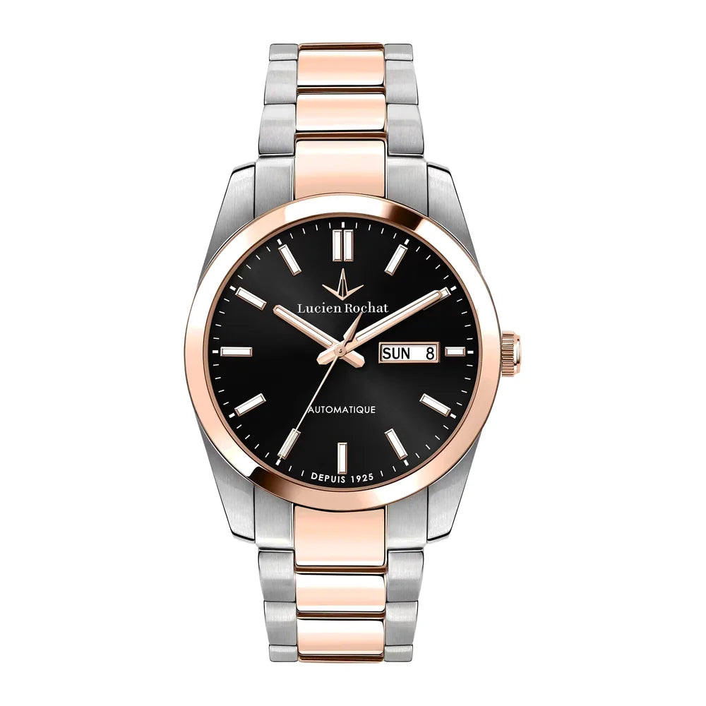 LUCIEN ROCHAT | Léman Automatico 41 mm quadrante nero