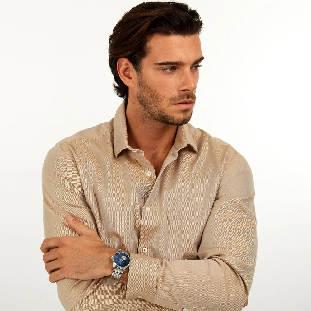 LUCIEN ROCHAT | Montreux Automatico 39 mm quadrante blu - foto 4