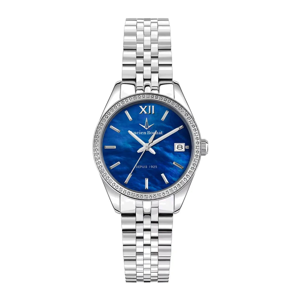 LUCIEN ROCHAT | Madame 32 mm quadrante blu