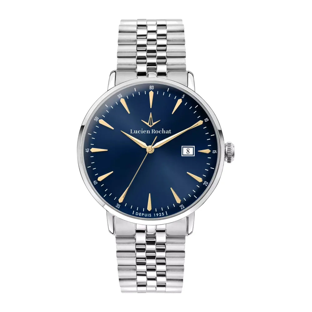 LUCIEN ROCHAT | Garçon 41 mm quadrante blu