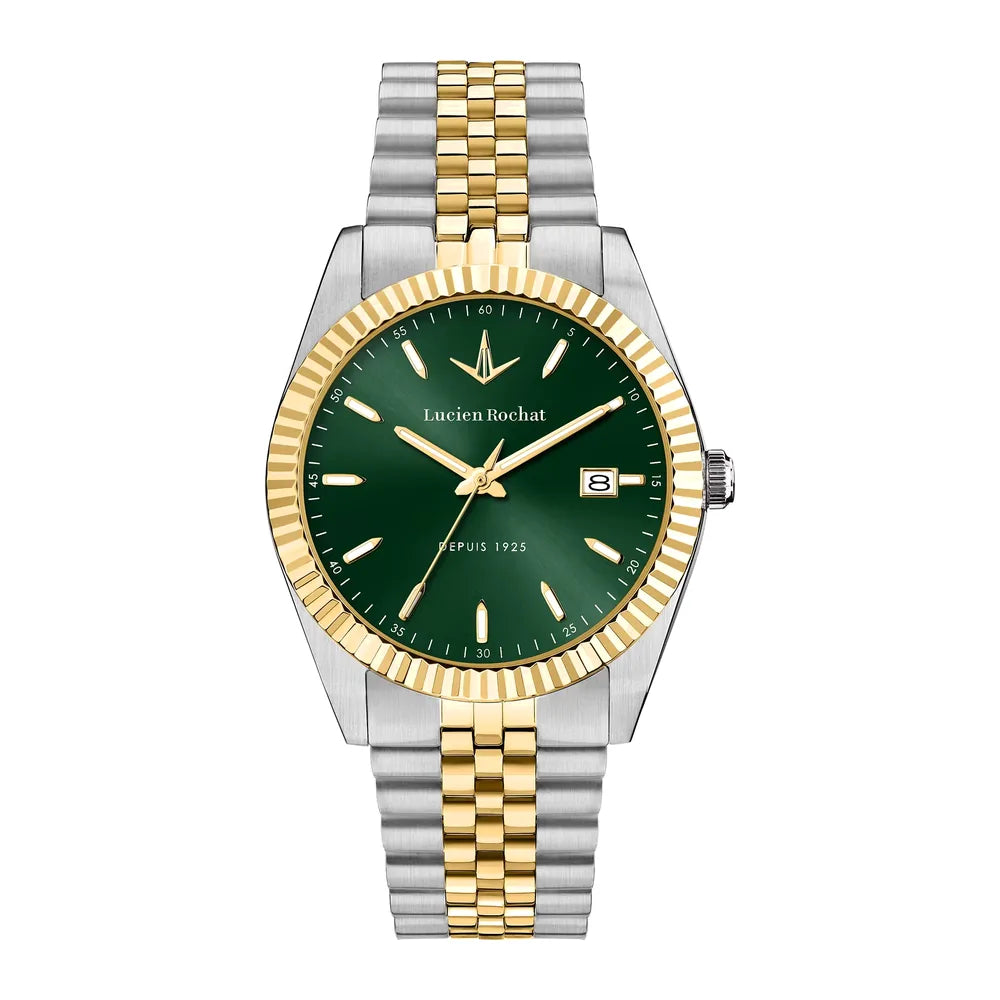 LUCIEN ROCHAT | Bienne 41 mm quadrante verde