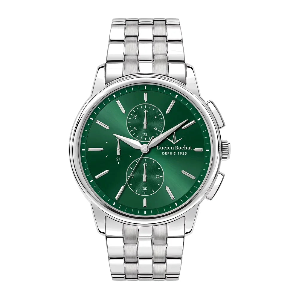 LUCIEN ROCHAT | Iconic Cronografo 43 mm quadrante verde
