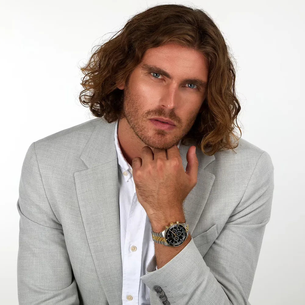 LUCIEN ROCHAT | Léman Cronografo 43 mm quadrante nero - foto 4