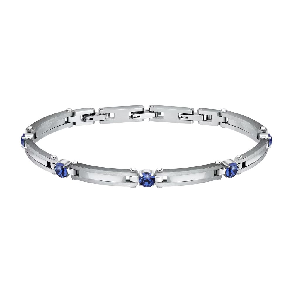 Bracciale Urban in Acciaio e Cristalli Blu – Morellato SABH24