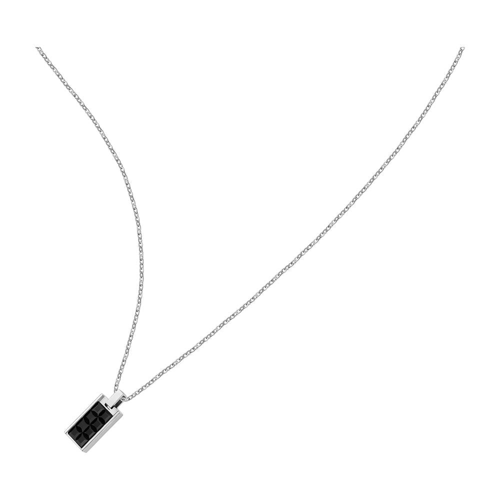 Collana Urban con Pendente in Acciaio e Zirconi Neri – Morellato SABH39