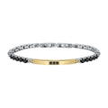 Bracciale Tennis in Acciaio Bicolore e Cristalli Neri – Morellato SAEV45