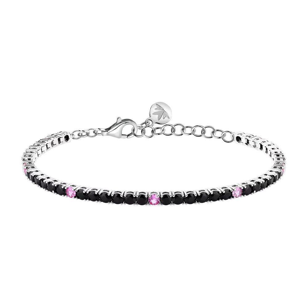 Bracciale Tennis Tesori in Argento e Zirconi Neri – Morellato SAIW259