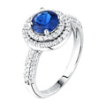 Anello Duchessa in Argento e Zirconi Blu – Morellato SAIW277
