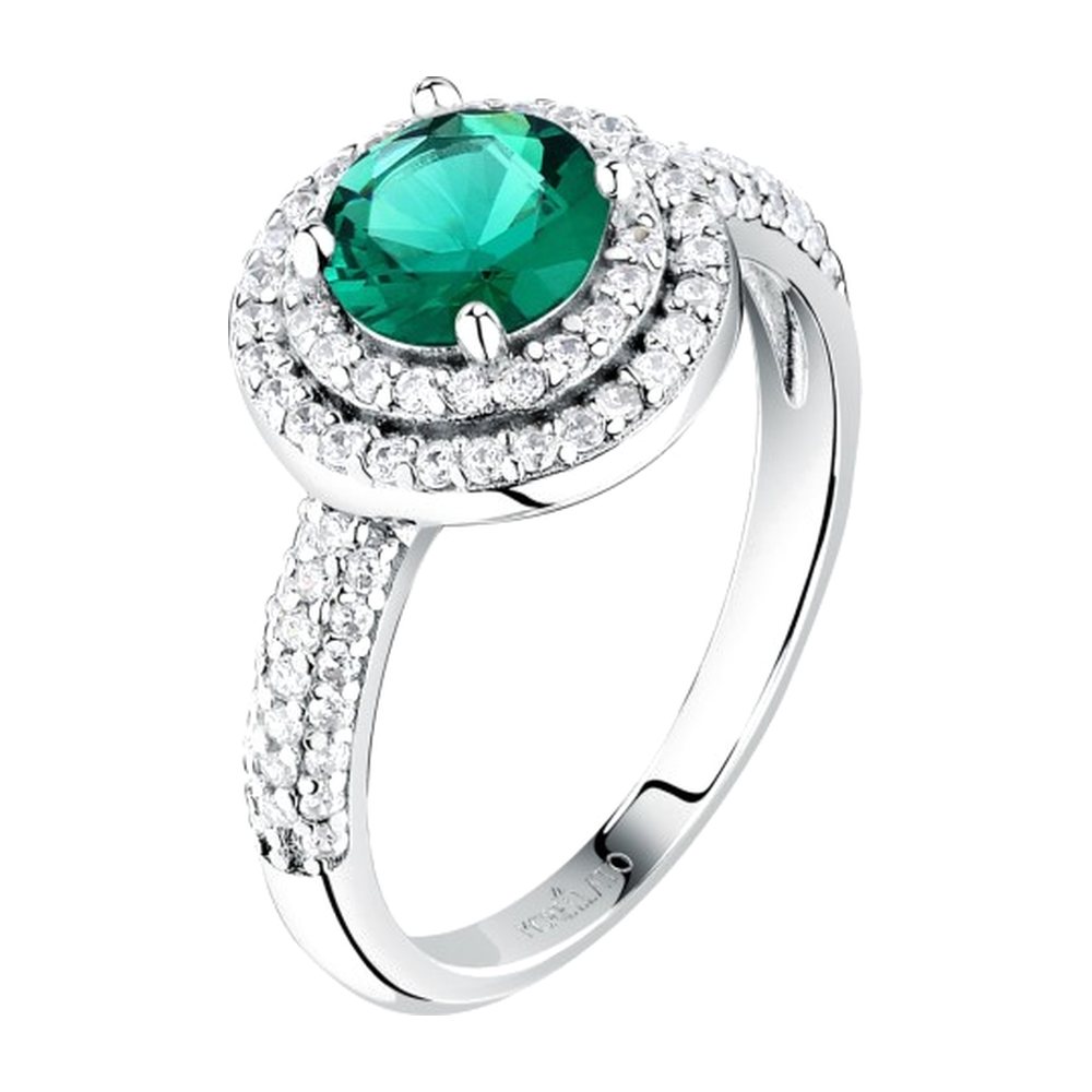 Anello Duchessa in Argento e Zirconi Verdi – Morellato SAIW278