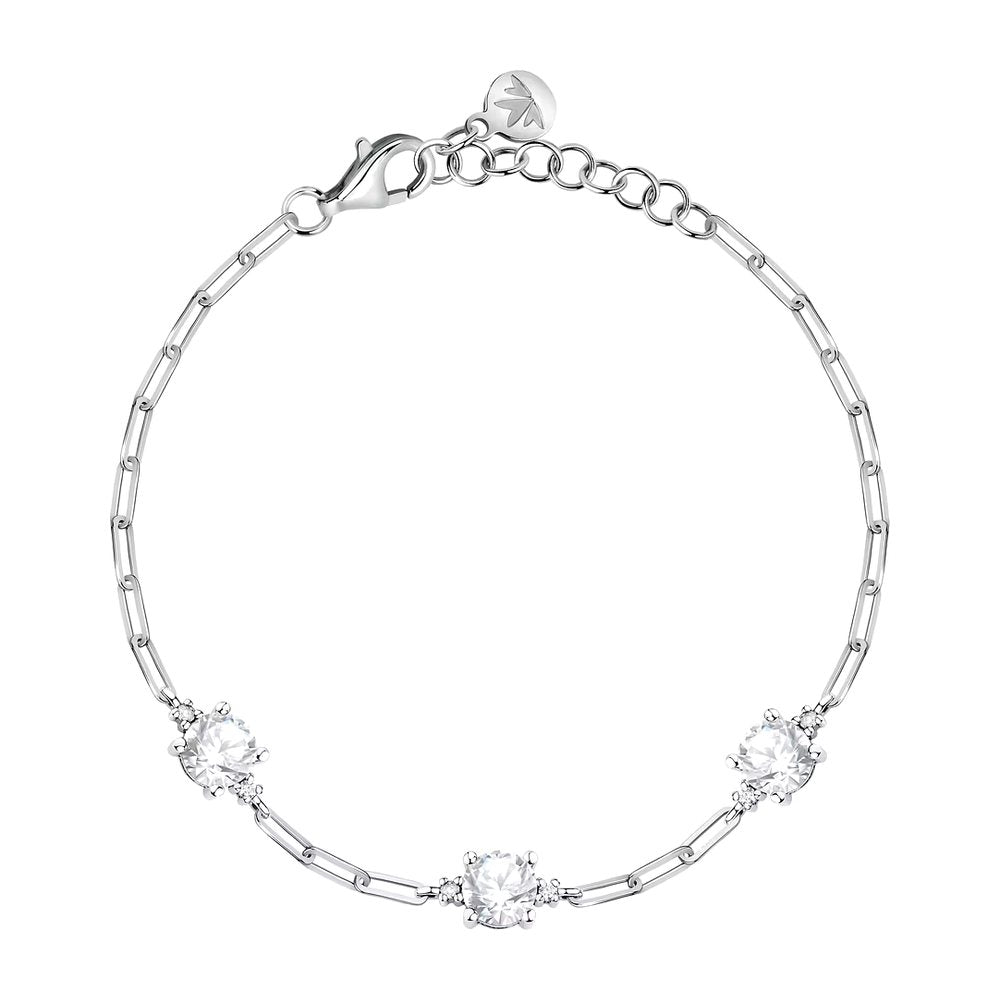 Bracciale Luminosa in Argento e Zirconi Bianchi – Morellato SAIW297