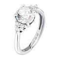 Anello Solitario Luminosa in Argento e Zirconi Bianchi – Morellato SAIW299