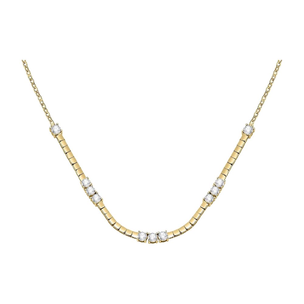 Collana Scintille in Ottone Dorato e Zirconi Bianchi – Morellato SAQF02