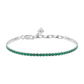 Bracciale Tennis in Argento e Cristalli Verdi – Morellato SATT24