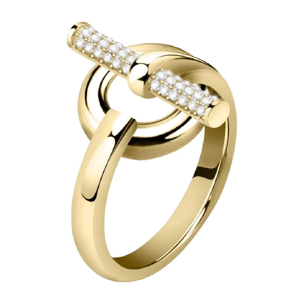 Anello Abbraccio in Acciaio Dorato – Morellato SAUC09