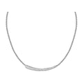Collana Design in Acciaio e Cristalli Bianchi – Morellato SAYP03