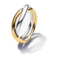 Anello Fascia Intrecciata Bicolore Pandora 163262C00