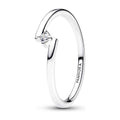Anello Solitario Fascia Asimmetrica Pandora 195110C01