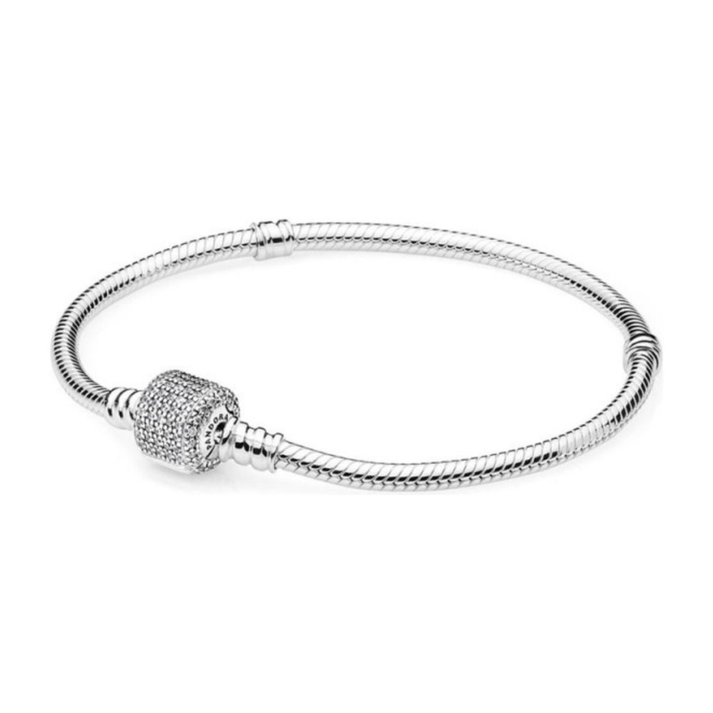 Bracciale Moments con Chiusura Pavé Pandora 590723CZ