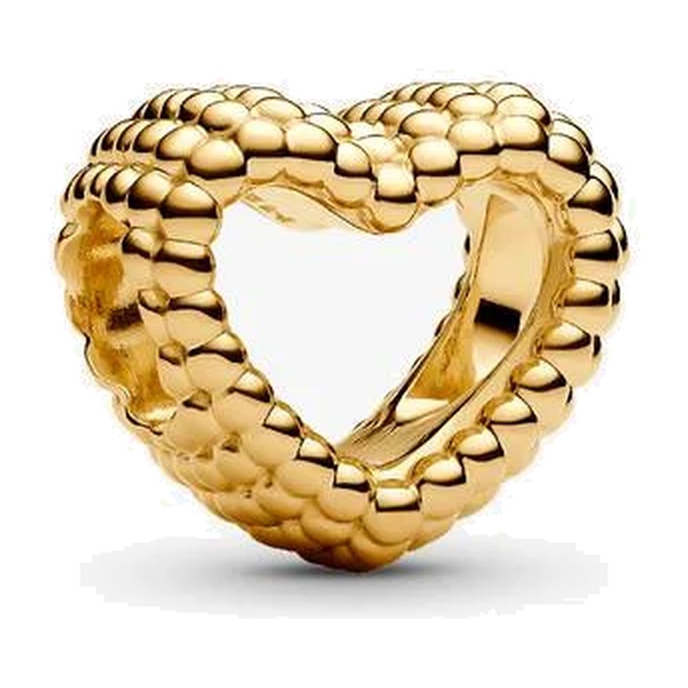 Charm Cuore di Sfere Dorato Pandora 767516C00