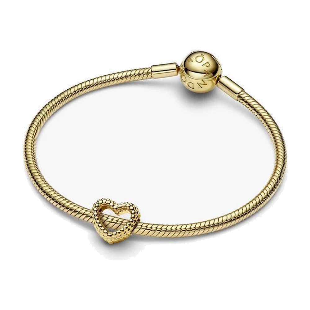 Charm Cuore di Sfere Dorato Pandora 767516C00 - foto 2