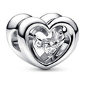 Charm Cuore Splendente con Pietra Pandora 792493C01