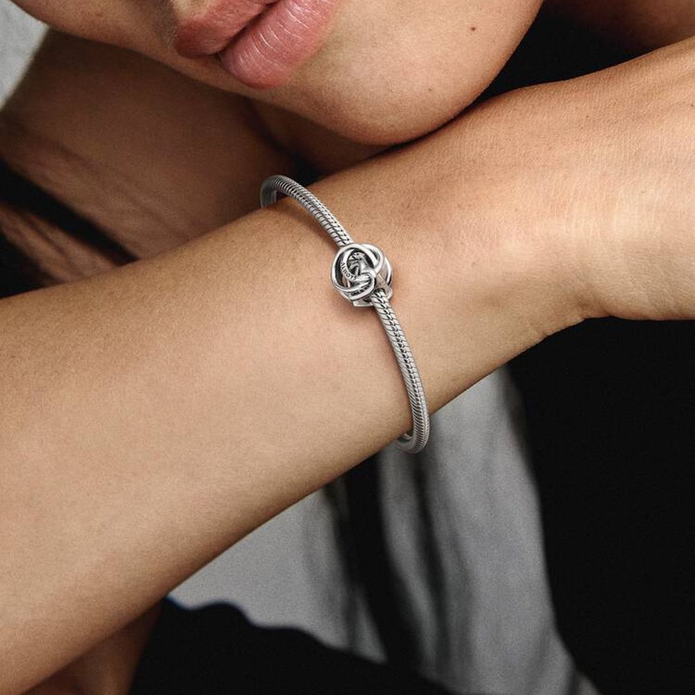 Charm Cuori Intrecciati Insieme per Sempre Pandora 791507C00 - foto 2
