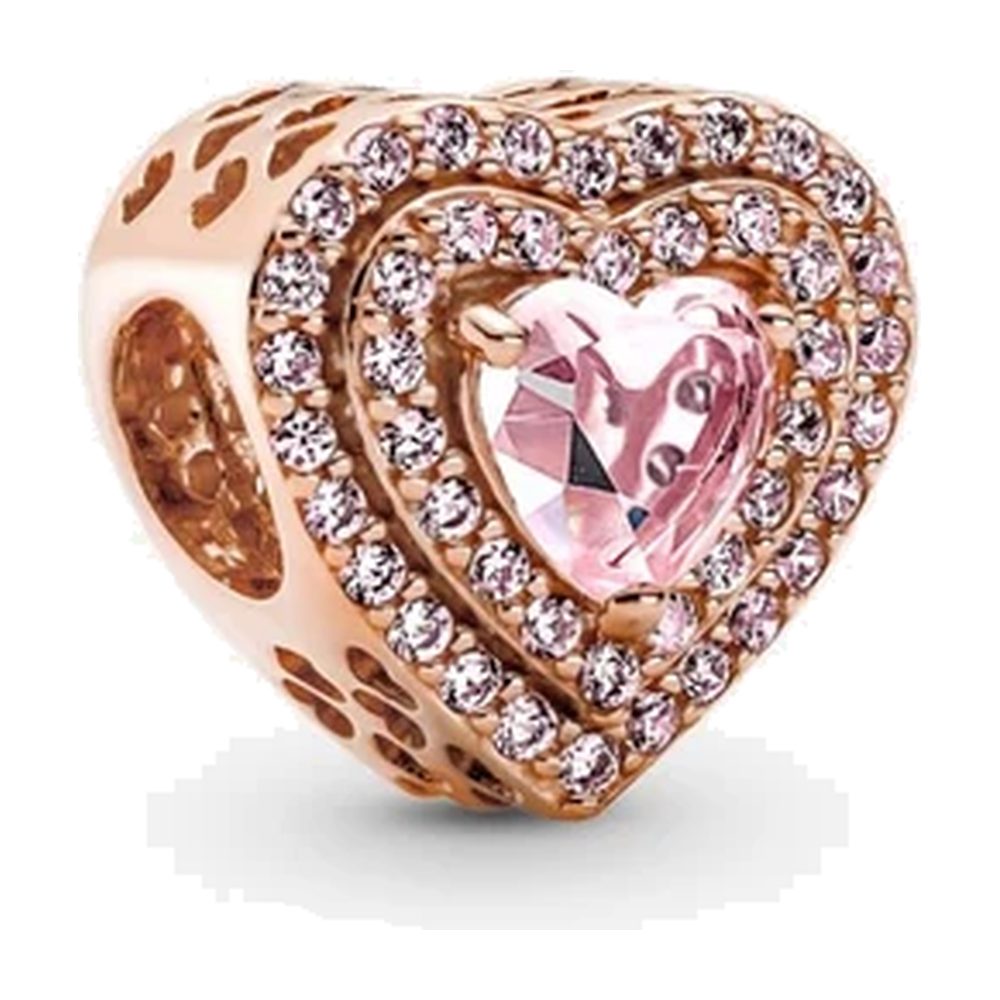 Charm Cuori Scintillanti Sovrapposti Pandora 789218C01