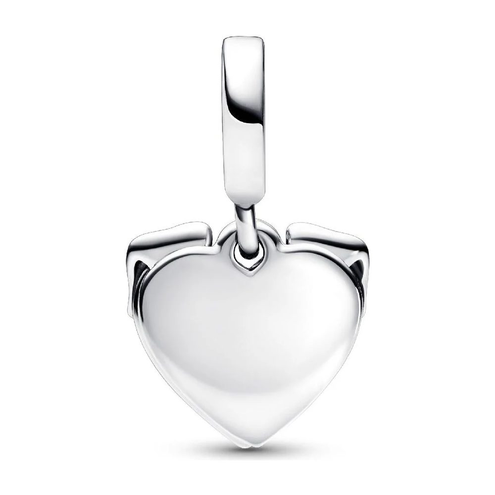 Charm Doppio Pendente Cuore e Cane “I Woof You” Pandora 792647C01 - foto 2
