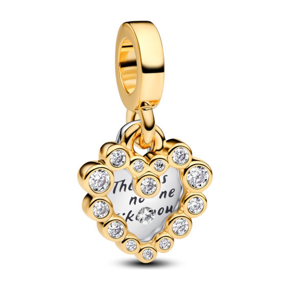 Charm Doppio Pendente Cuore “Nessuna come Te” Pandora 763765C01