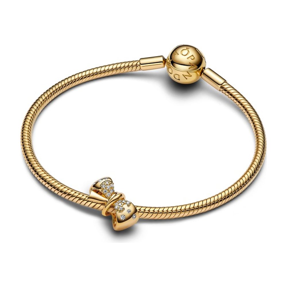 Charm Fiocco Scintillante Dorato Pandora 763442C01 - foto 2