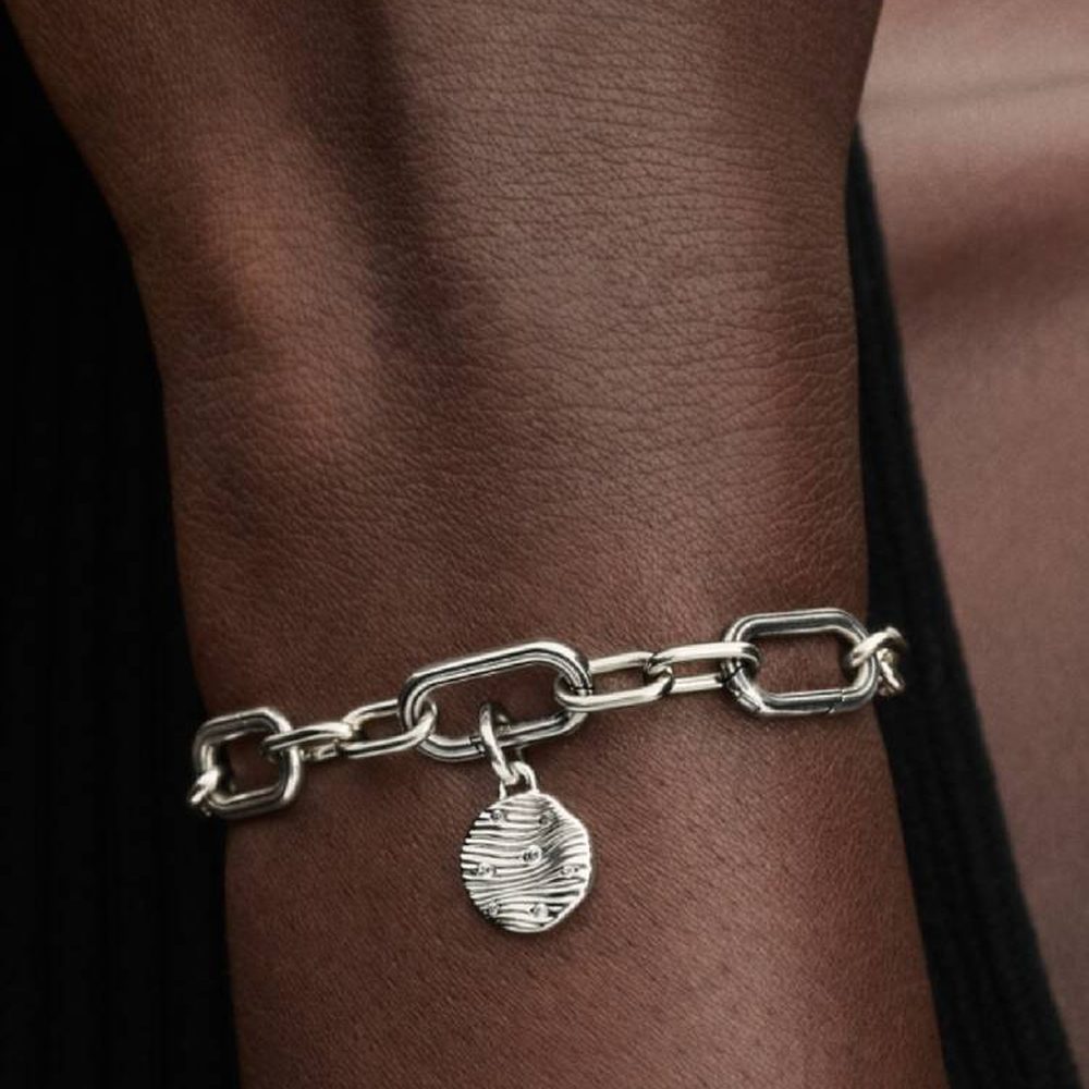 Charm Mini Medallion Onde da Incidere Pandora ME Pandora 793860C01 - foto 2