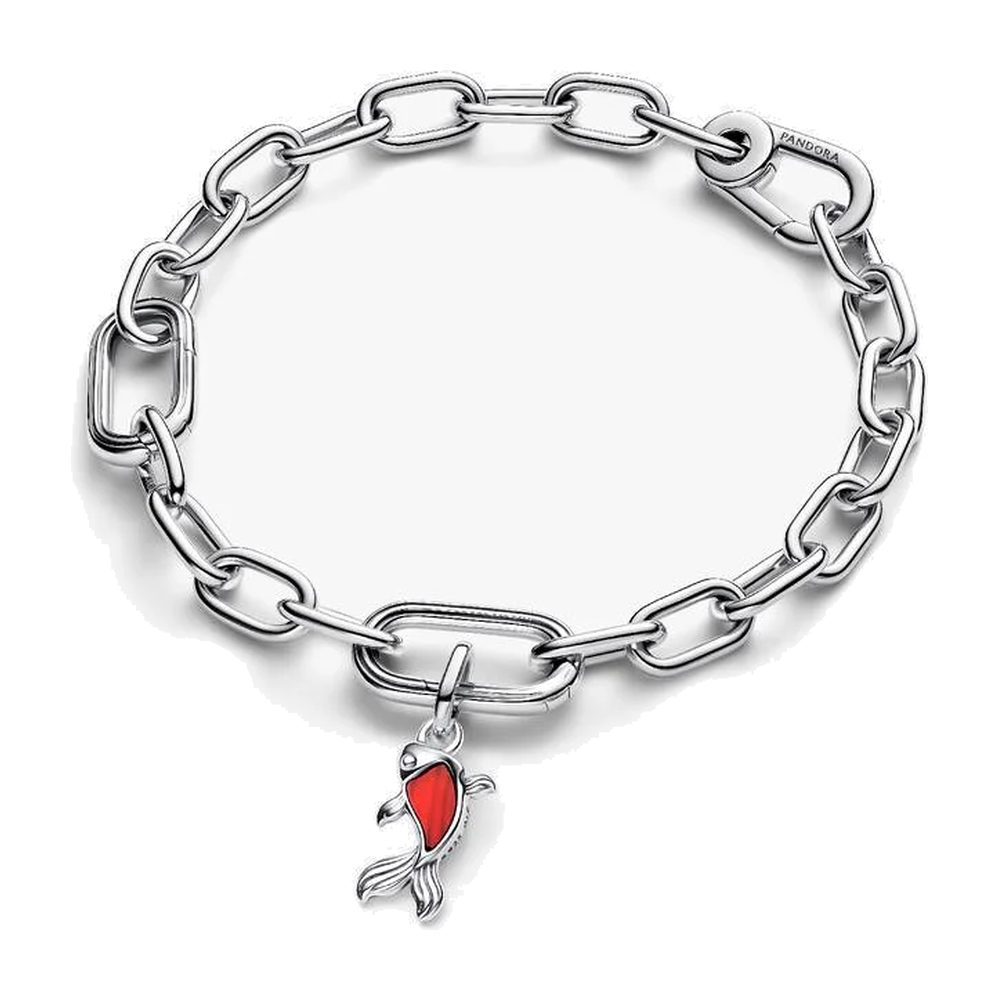 Charm Mini Pendente Carpa Koi in Vetro di Murano Rosso Pandora ME Pandora 793863C01 - foto 2