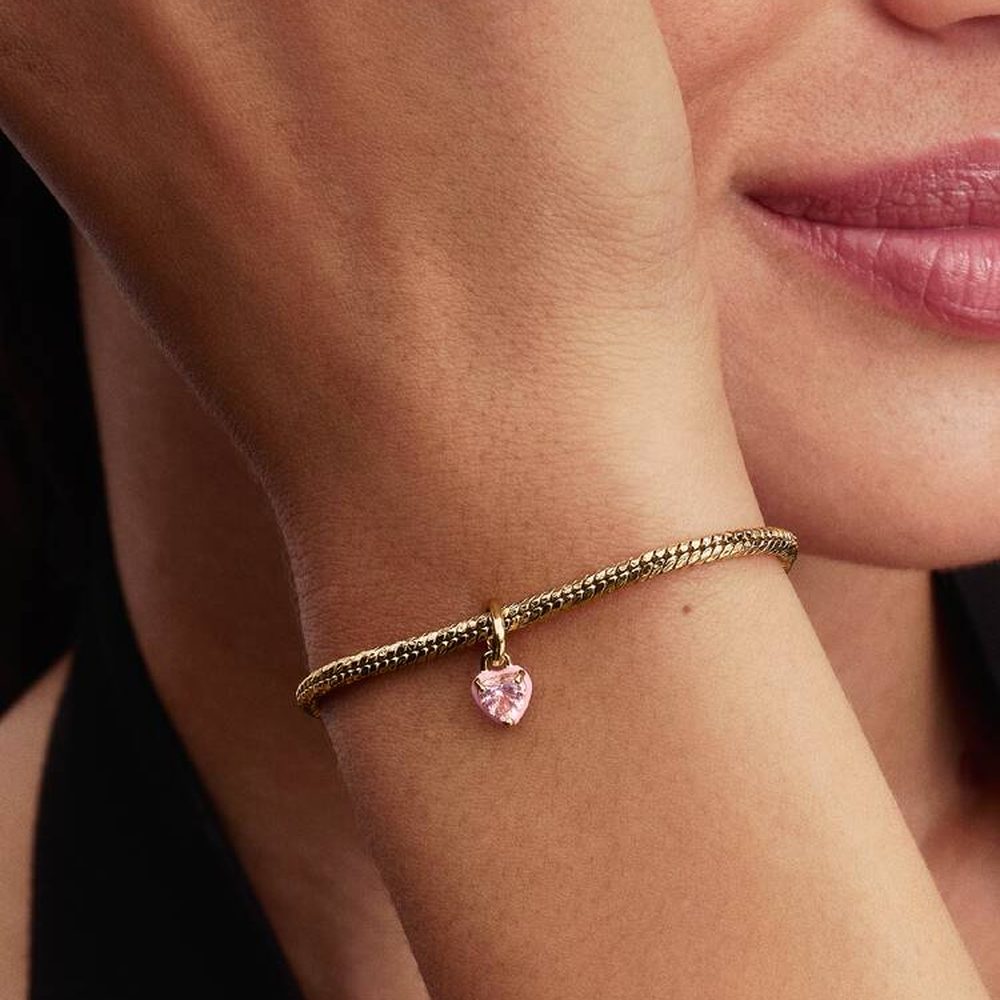 Charm Mini Pendente Pink Chakra Heart Pandora ME Pandora 763042C01 - foto 2
