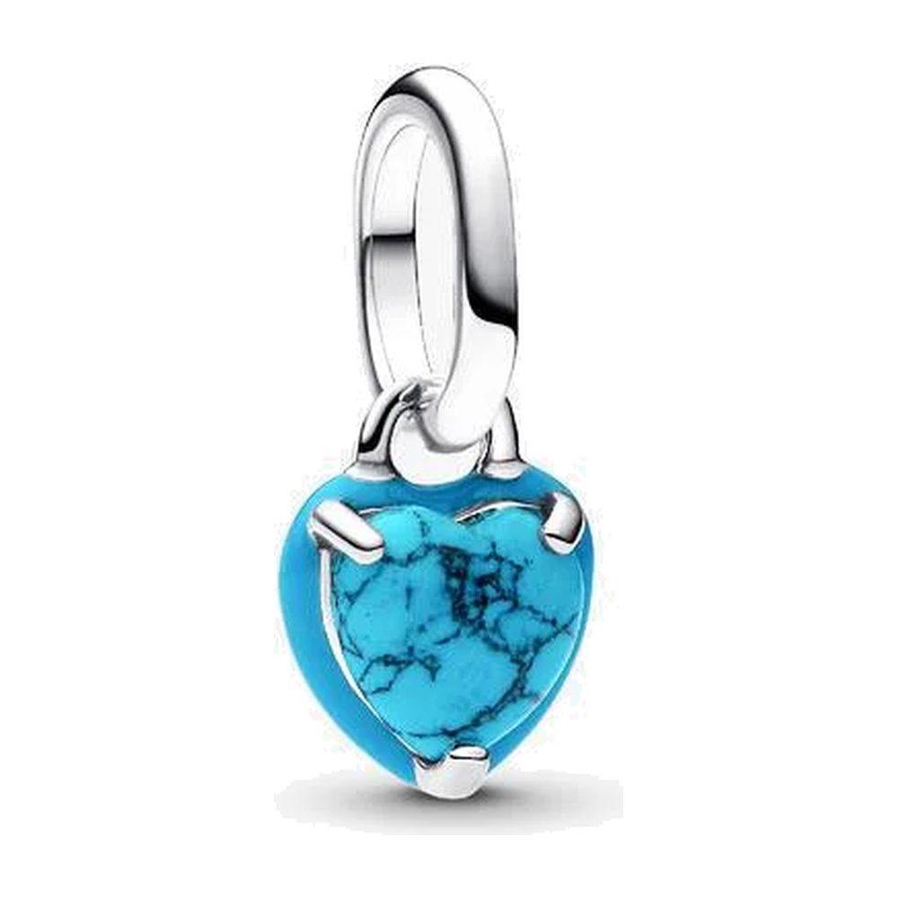 Charm Mini Pendente Turquoise Chakra Heart Pandora ME Pandora 793827C01