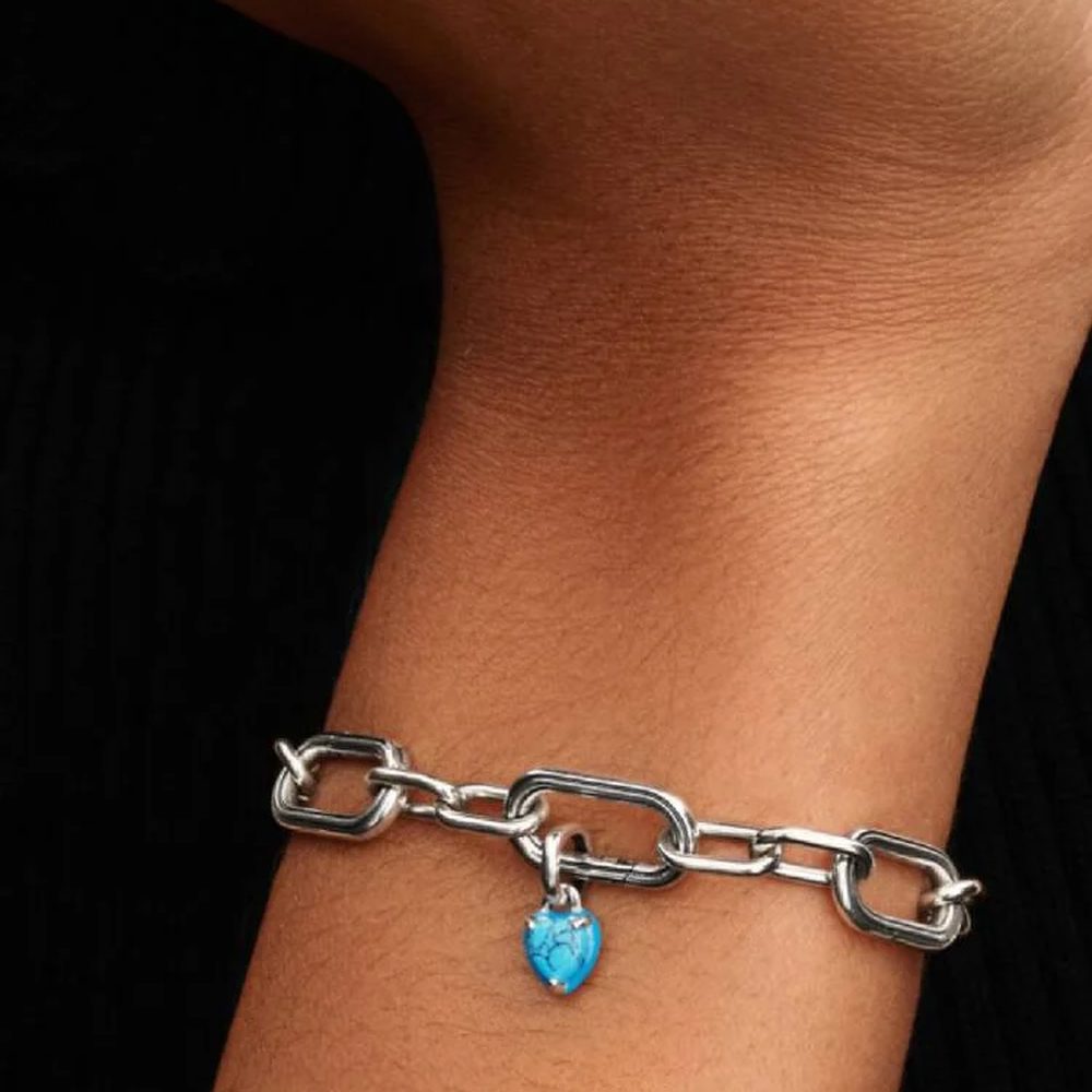 Charm Mini Pendente Turquoise Chakra Heart Pandora ME Pandora 793827C01 - foto 2