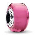 Charm Mini Vetro di Murano Rosa Pandora 793107C00
