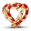 Charm Openwork Cuore di Bastoncini di Zucchero Pandora 765063C01