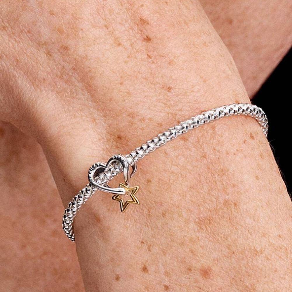 Charm Openwork Cuore e Stella “My Lucky Star” Pandora 763513C00 - foto 2