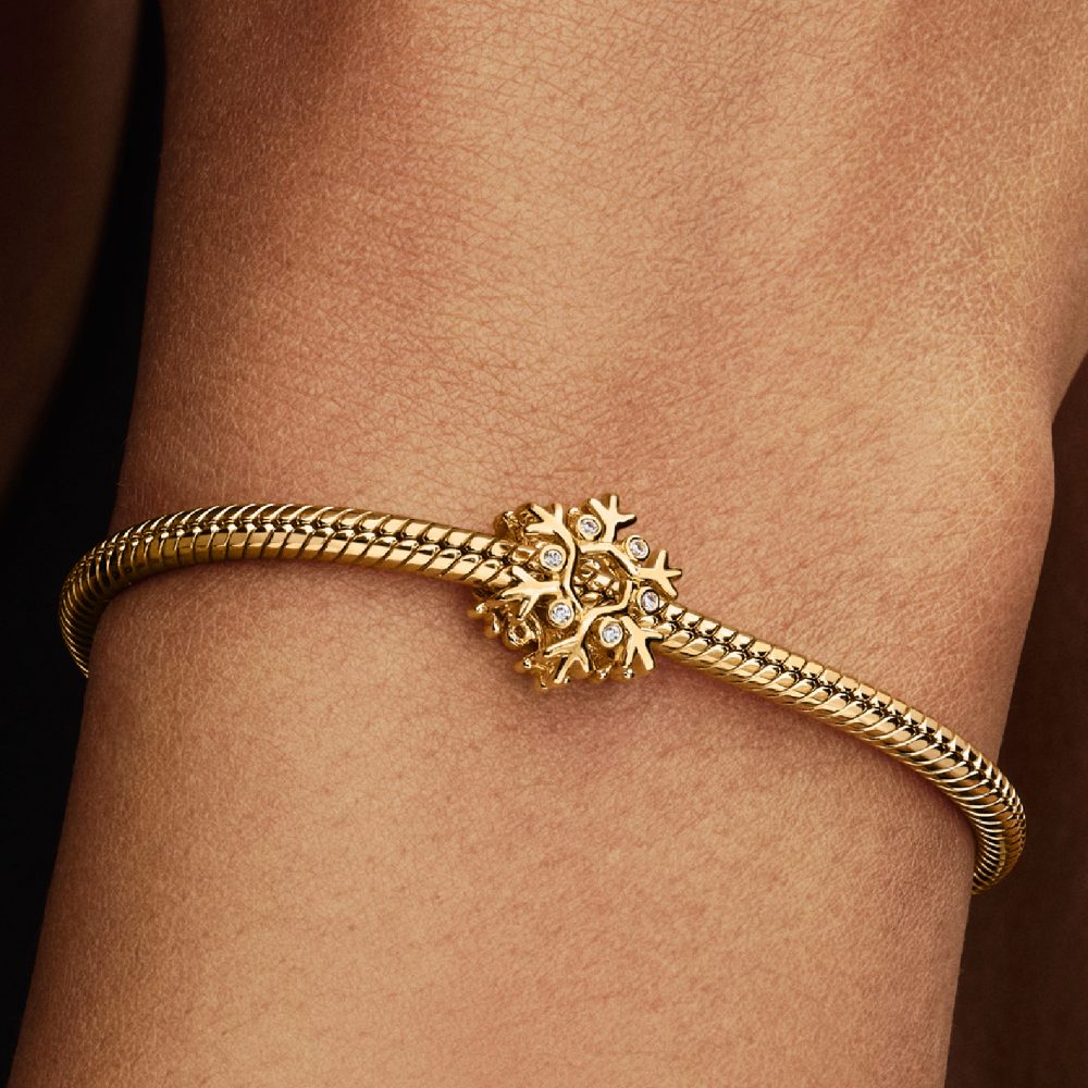 Charm Openwork Fiocco di Neve Pandora 764249C01 - foto 4
