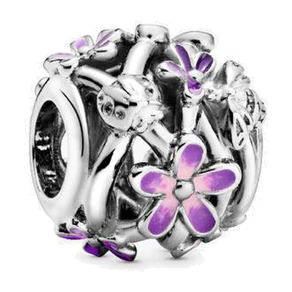 Charm Openwork Margherita Viola Pandora 798772C02